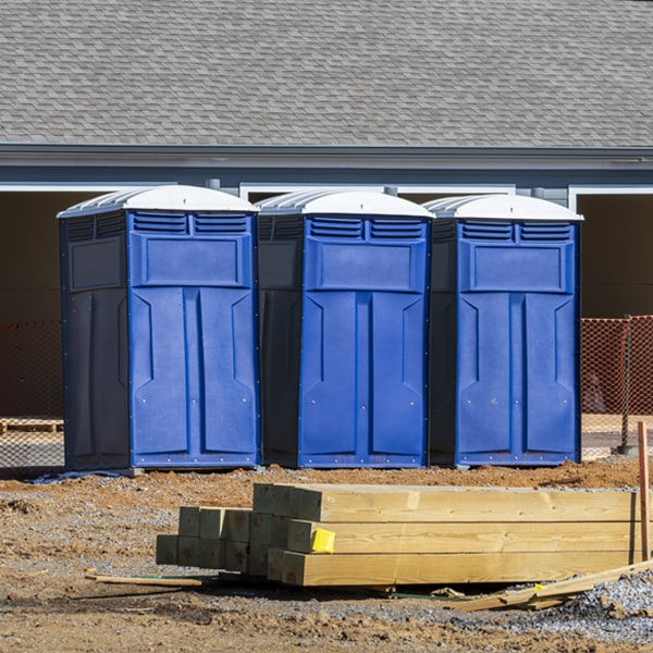 what is the cost difference between standard and deluxe portable restroom rentals in Post OR